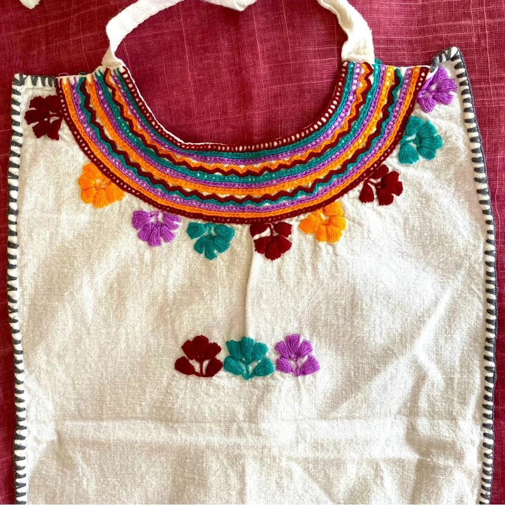 Handmade Bibs Mexican Embroidered